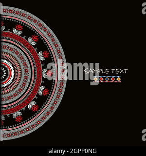 Romanian ornament Stock Vector