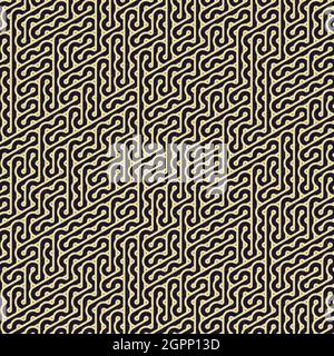 Computer-generated Hexagon Tile Connection art background design illustration Stock Vector