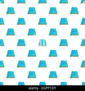 Diary of Columbus pattern, cartoon style Stock Vector