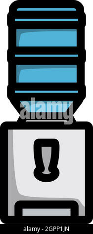 Water Cooling Machine Stock Vector