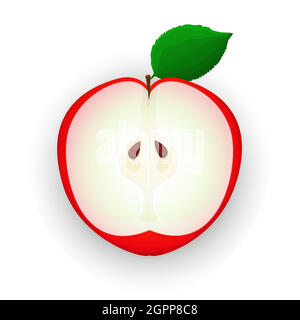 Apple icon Stock Vector