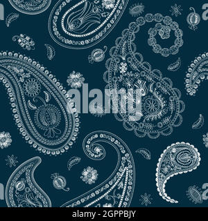 Floral paisley design 6 Stock Vector