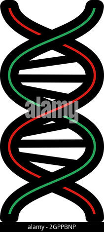 DNA Icon Stock Vector