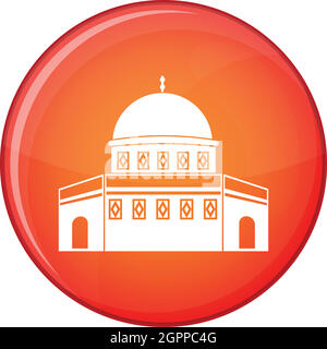 Dome of the Rock on the Temple Mount icon Stock Vector