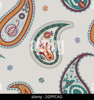 Paisley vector pattern 3 Stock Vector
