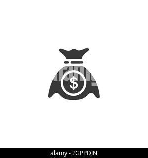 Money bag vector icon isolated on transparent background, Money bag  transparency logo concept Stock Vector Image & Art - Alamy