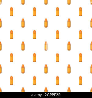 Bullet pattern, cartoon style Stock Vector