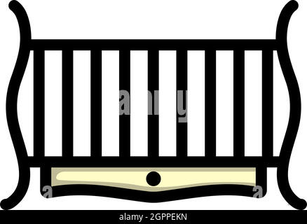 Cradle Icon Stock Vector