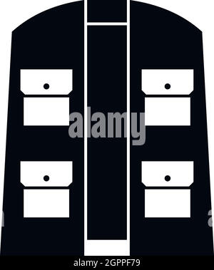 Vest icon, simple style Stock Vector Image & Art - Alamy