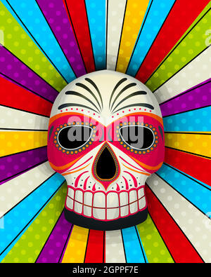 Vector sugar skull Stock Vector