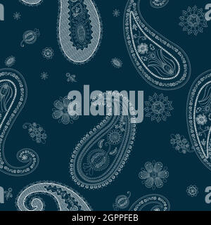 Floral paisley design 9 Stock Vector
