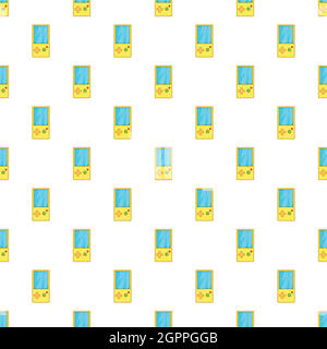 Tetris pattern, cartoon style Stock Vector