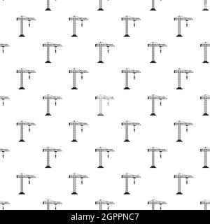 Crane pattern, simple style Stock Vector