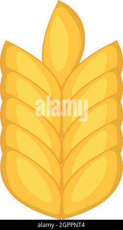 Wheat ear icon, cartoon style Stock Vector