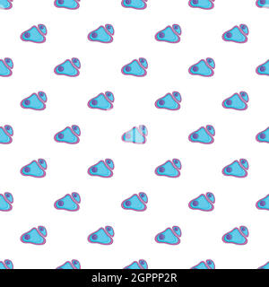 Cell pattern, cartoon style Stock Vector