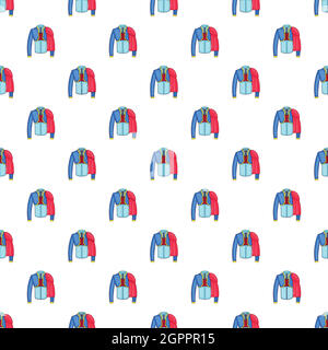 Costume of toreador pattern, cartoon style Stock Vector