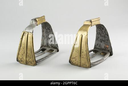Pair of Stirrups, Germany, 19th century in early 16th century German style.