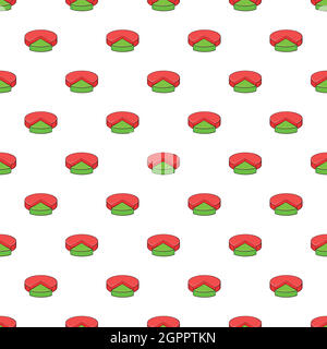 Colorful pie graphic chart pattern, cartoon style Stock Vector