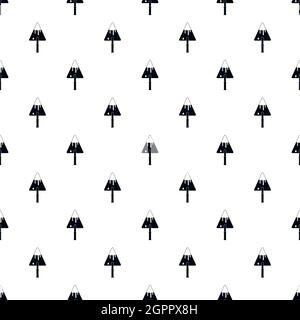 Trowel pattern, simple style Stock Vector