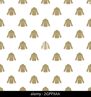Sweater pattern, cartoon style Stock Vector