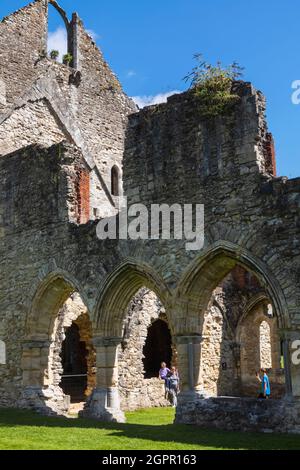 England, Southampton, Netley Abbey, The Ruins of Netley Abbey Stock Photo