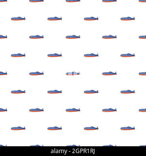Submarine pattern, cartoon style Stock Vector