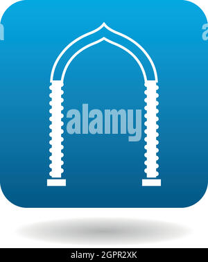 Ornamental arch icon, simple style Stock Vector Image & Art - Alamy