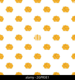 Ovary pattern, cartoon style Stock Vector
