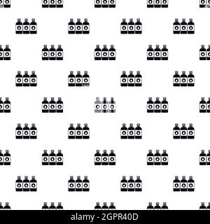 Printer ink pattern, simple style Stock Vector