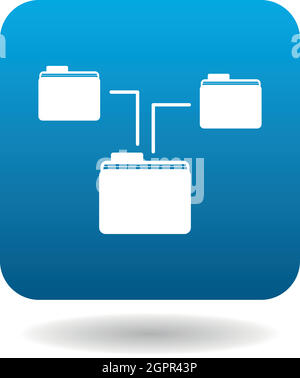 folders vector icon modern simple vector illustration Stock Vector ...