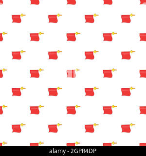 Fabric matador pattern, cartoon style Stock Vector