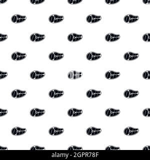 Steak pattern, simple style Stock Vector