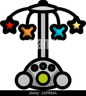 Baby Carousel Icon Stock Vector