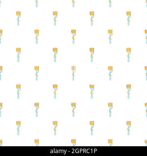 Spaghetti on a fork pattern, cartoon style Stock Vector