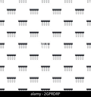 Steel bridge pattern, simple style Stock Vector