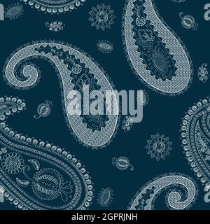 Floral paisley design 4 Stock Vector