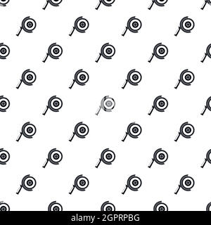 Circular saw pattern, simple style Stock Vector