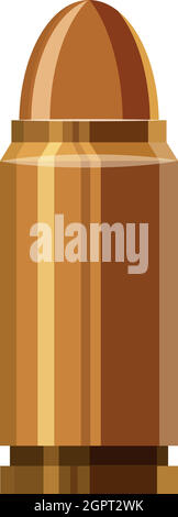 Bullet icon in cartoon style Stock Vector Image & Art - Alamy
