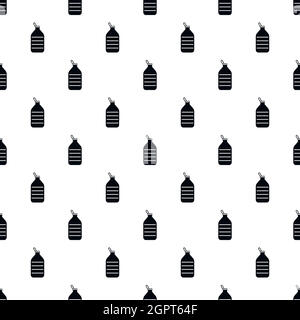 Big plastic bottle pattern, simple style Stock Vector