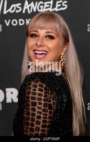 Victoria Fratz  attends Social House Films Premiere of 'VAL' at Landmark Theatre, Westwood, CA on September 29, 2021 Stock Photo