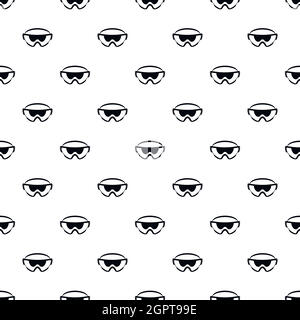 Military goggles pattern, simple style Stock Vector