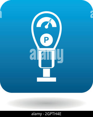 Pressure measurement icon, simple style Stock Vector