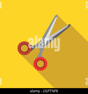 Scissor Icon In Flat Style Vector For Apps Ui Websites Black Icon Vector  Illustration Stock Illustration - Download Image Now - iStock