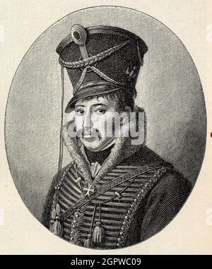Ferdinand von Schill (1776-1809). Private Collection. Stock Photo