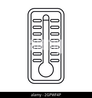 High temperature thermometer icon color outline vector 15680849 Vector Art  at Vecteezy