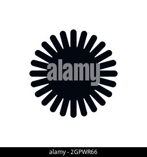 Sun icon, simple black style Stock Vector Image & Art - Alamy
