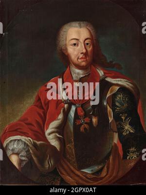 Portrait of Prince Charles Alexander of Lorraine (1712-1780). Private Collection. Stock Photo