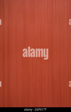 hardwood plywood surface background, smooth and sanded building board with reddish tone texture for designing Stock Photo