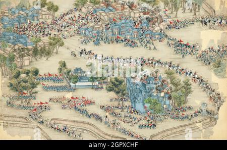 The Taiping Rebellion, after 1864. Private Collection. Stock Photo