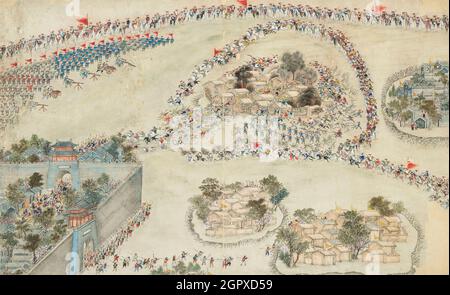 The Taiping Rebellion, after 1864. Private Collection. Stock Photo